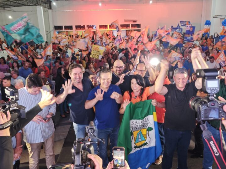 Mauro participa do lançamento da campanha de prefeita e projeta avanço de Cáceres em mais quatro anos