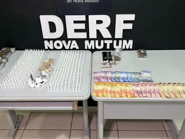 Polícia Civil prende casal responsável por abastecer tráfico de drogas em Nova Mutum