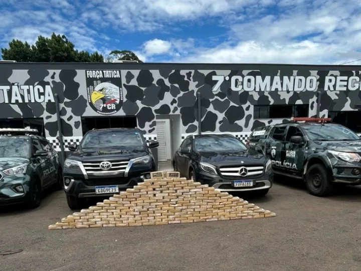 Força Tática apreende 170 tabletes de pasta base de cocaína em Tangará da Serra