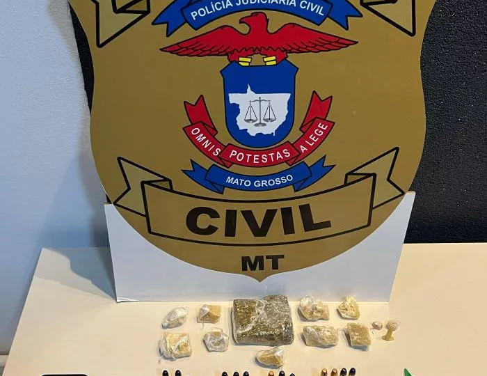 Polícia Civil prende homem que fazia “delivery” de drogas em Nova Mutum