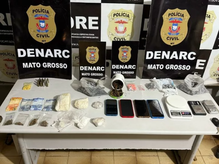 Polícia Civil prende e autua dois homens por tráfico de drogas em Várzea Grande