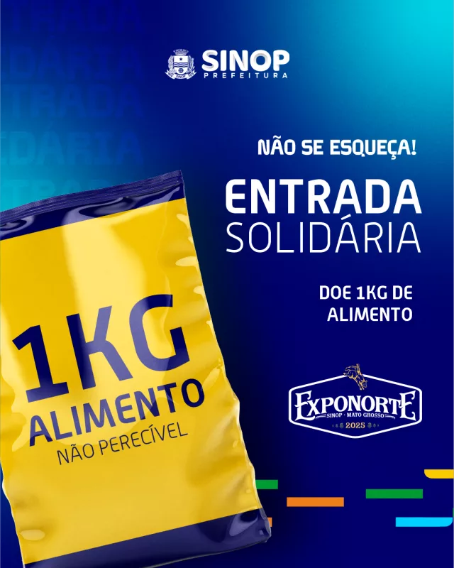 Entrada solidária: Exponorte começa na quarta-feira (14) e entrada será 1kg de alimento