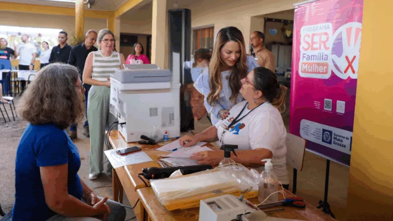 Primeira-dama de MT participa do Mutirão da Cidadania e inauguração de escola nesta terça-feira (27)