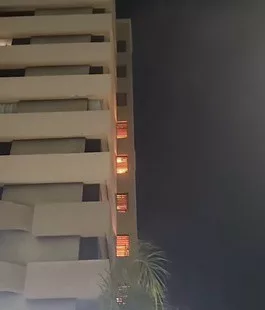 Corpo de Bombeiros Combate Incêndio em Edifício Comercial em Sinop