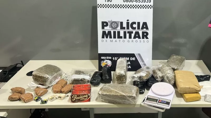 Força Tática prende faccionado com tabletes de maconha em Várzea Grande