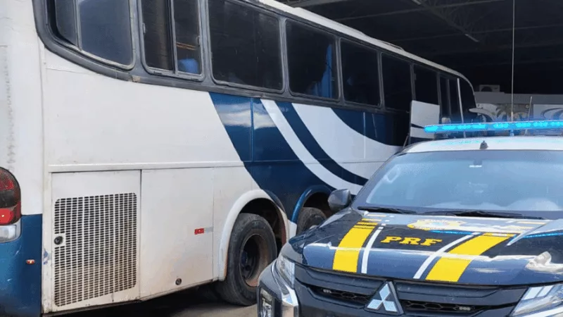 PRF apreende ônibus clandestino que saiu de Sinop e iria para Maranhã