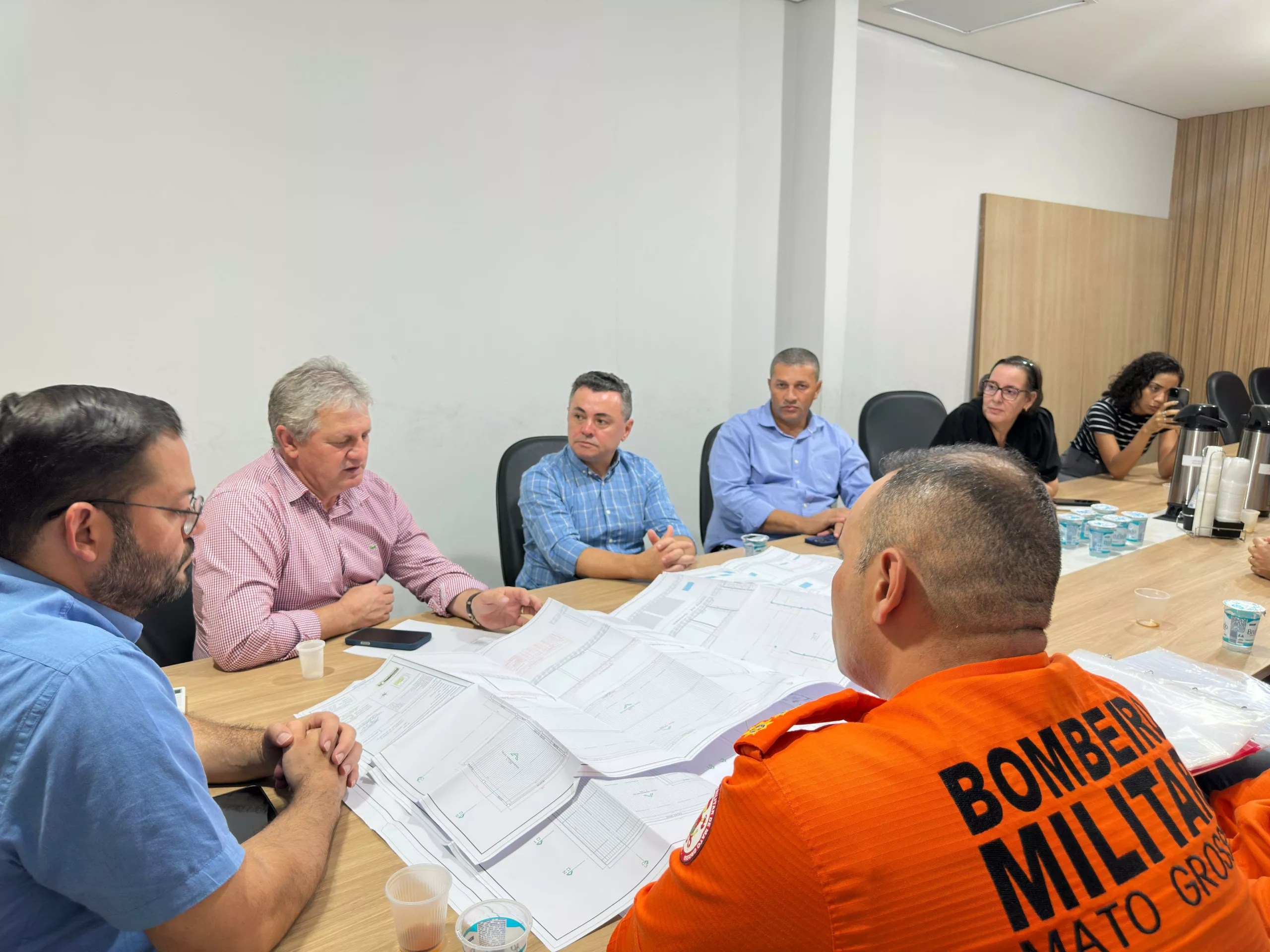 Projeto da Nova Sede do Corpo de Bombeiros é Apresentado ao Deputado Dilmar Dal Bosco em Sinop