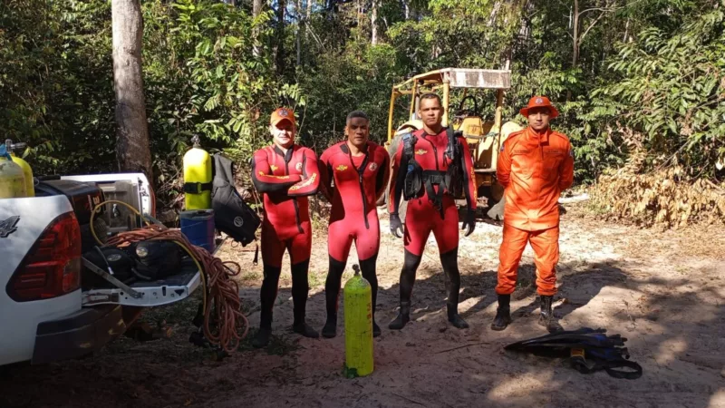 Bombeiros encontram corpo de idoso que tropeçou em árvore e caiu em rio em Mato Grosso