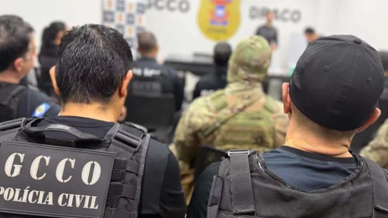 Polícia faz operação em MT com 38 mandados contra envolvidos com tráfico, estelionato e lavagem de dinheiro