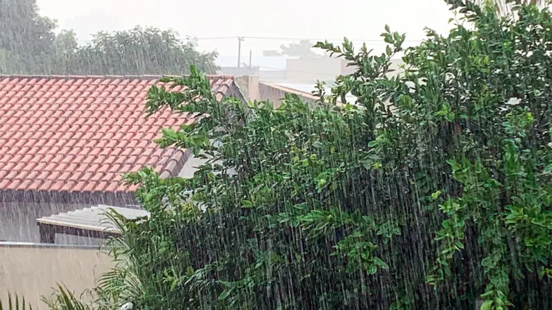 Chove em Sinop encerrando o período de estiagem; veja previsão