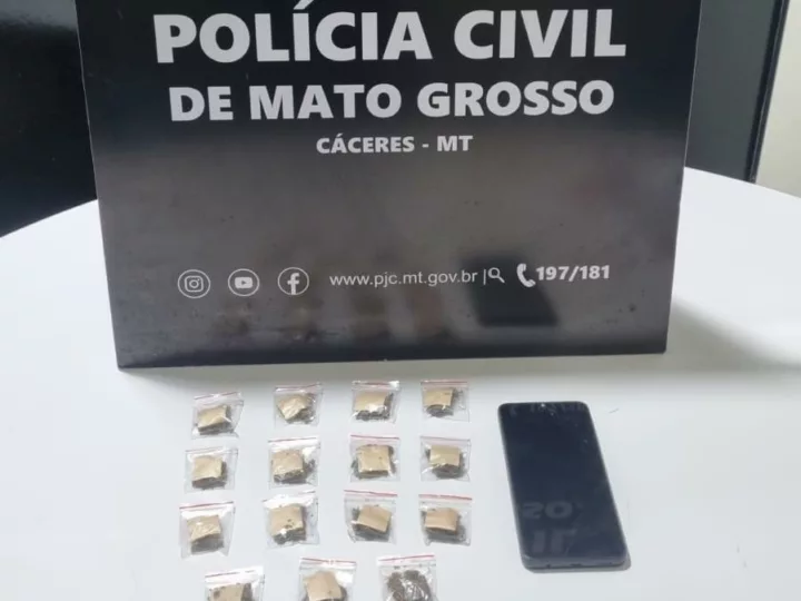 Polícia Civil fecha boca de fumo que funcionava em ferro-velho em Cáceres
