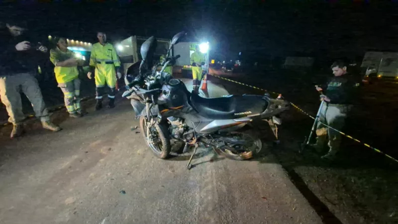 Motociclista bate na traseira de caminhonete e morre em Sinop; 2º óbito esta noite