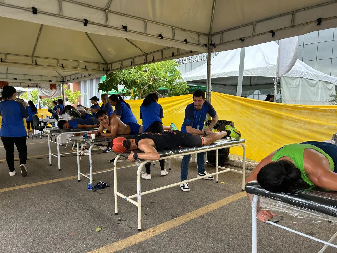 Ações sociais e atendimentos de saúde são disponibilizados durante 7ª Corrida do Judiciário
