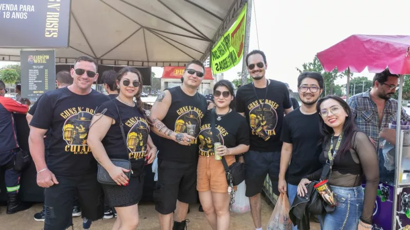 Do pai ao filho, do sonho ao palco: Guns une gerações na Arena Pantanal