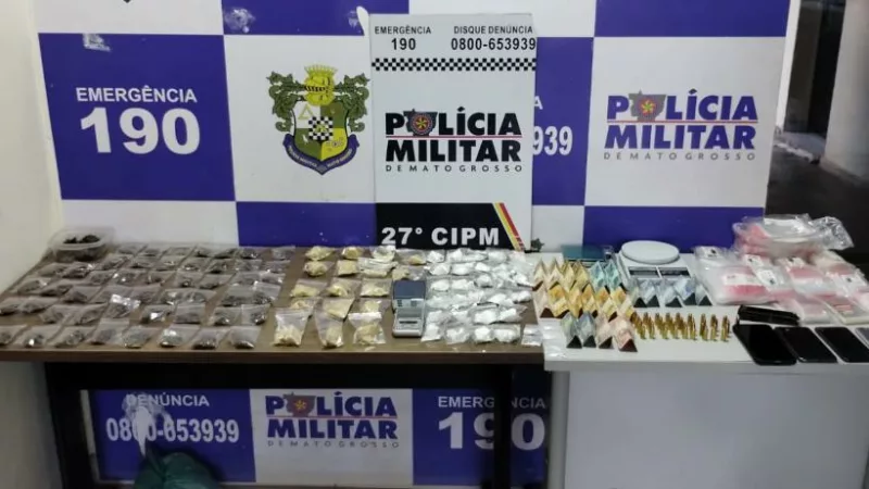 PM prende dupla de faccionados por tráfico e apreende porções de super maconha e cocaína