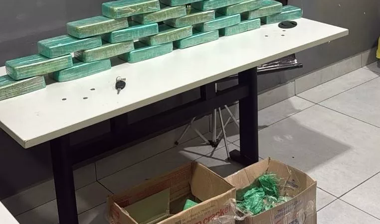Polícia Militar apreende 31 tabletes de pasta base de cocaína em Várzea Grande