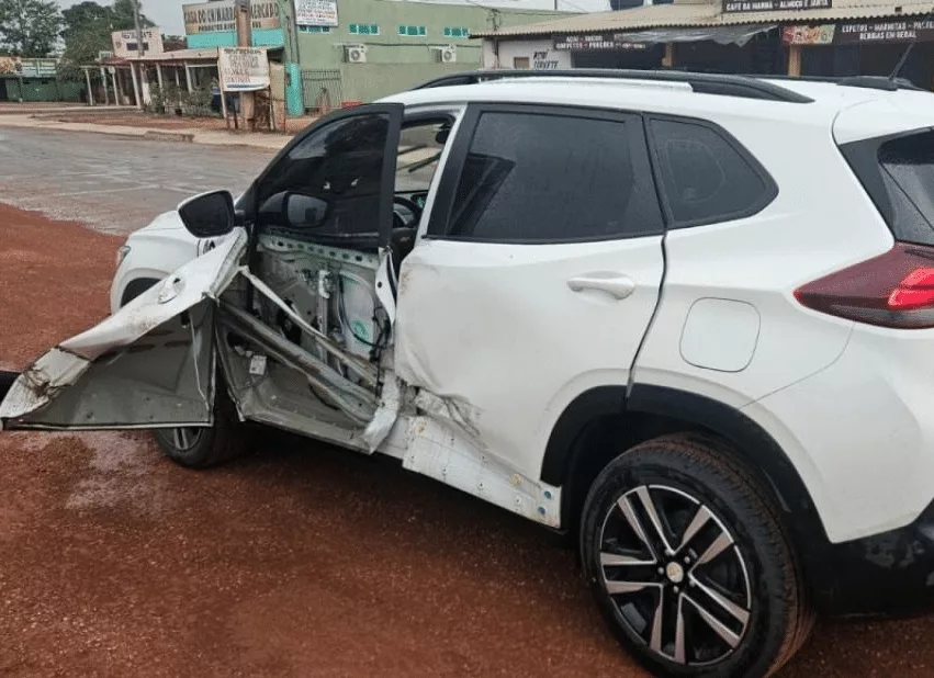 Vereadores de Sorriso se envolvem em acidente em Rosário Oeste