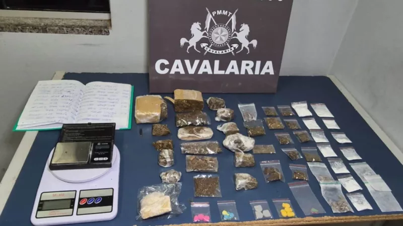 Casal é preso e diversas porções de drogas são apreendidas em Sinop