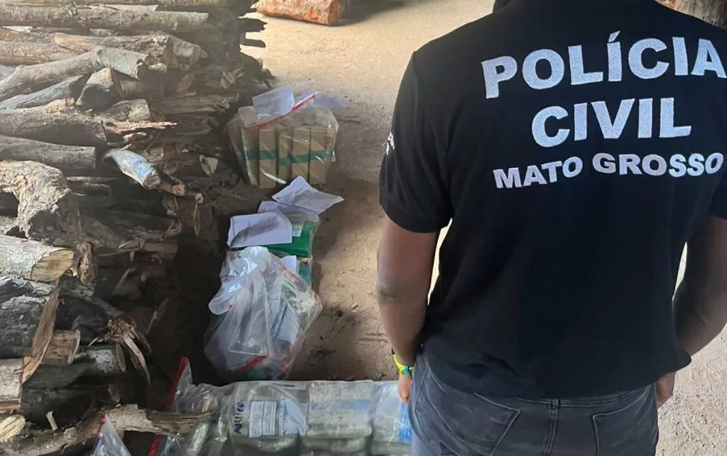 Polícia Civil realiza incineração de 54kg de drogas em Rosário Oeste