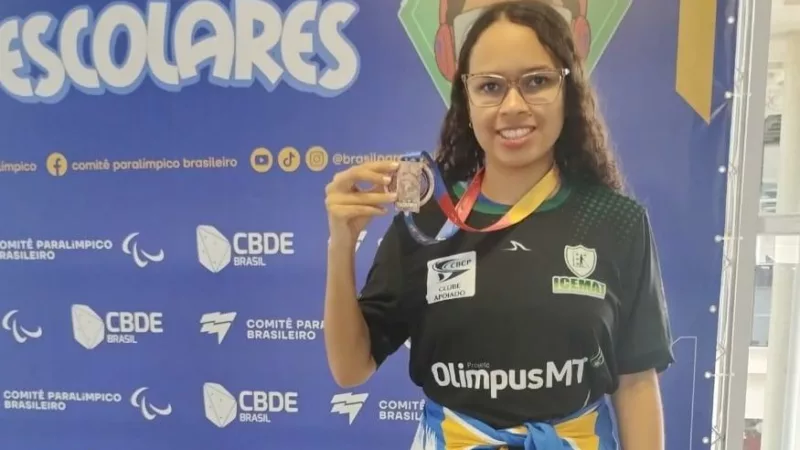 Estudante com deficiência visual quebra barreiras e disputa Jogos Olímpicos da Rede Estadual