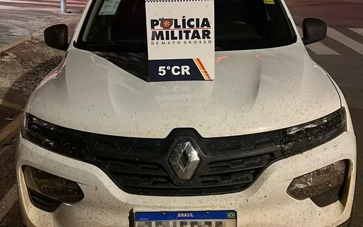 PM prende suspeito de sequestro e roubo contra motorista de aplicativo em Primavera do Leste