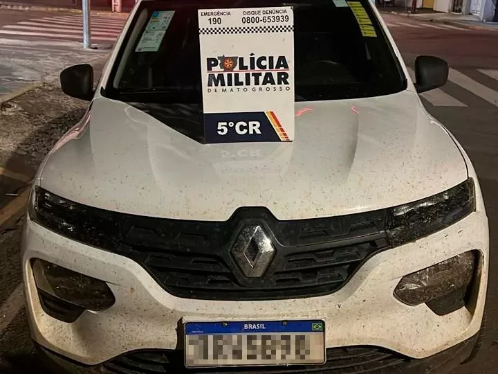 PM prende suspeito de sequestro e roubo contra motorista de aplicativo em Primavera do Leste