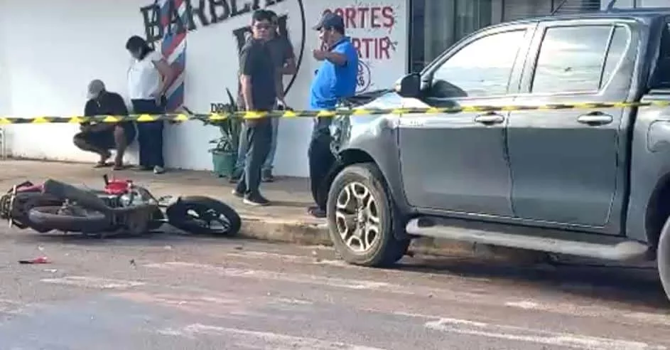 Sinop: motociclista morre após colisão com caminhonete; vítima identificada