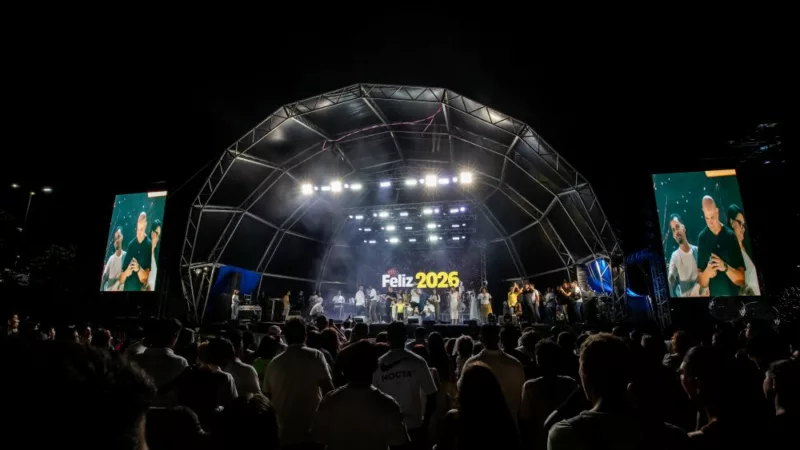 Réveillon da Família reúne público recorde e consagra virada histórica no Parque das Águas