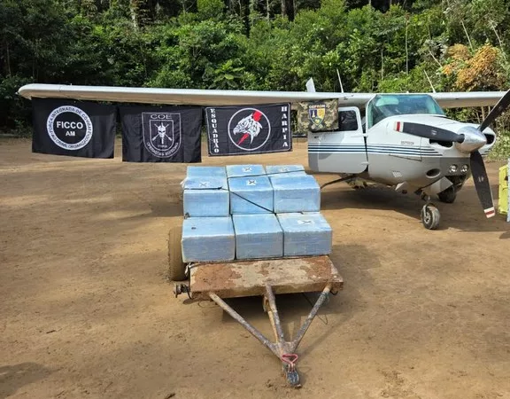 Policiais de Mato Grosso integram operação e ajudam a apreender 500 quilos de cocaína na Amazônia