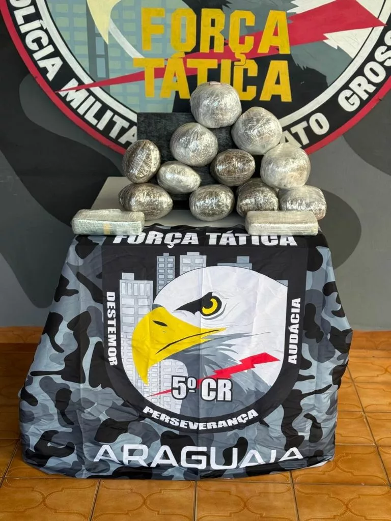 Força Tática apreende oito quilos de entorpecentes com passageiro em ônibus interestadual em General Carneiro