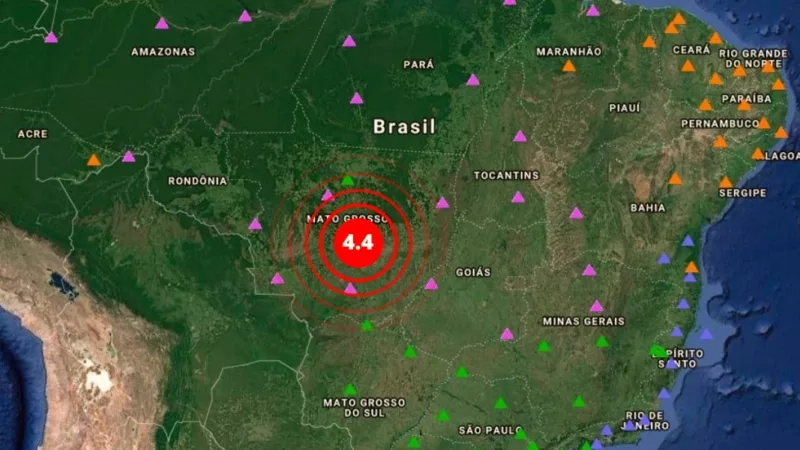 Terremoto em Mato Grosso foi o 2º mais forte do Brasil ano passado; veja ranking
