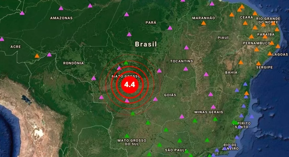 Terremoto em Mato Grosso foi o 2º mais forte do Brasil ano passado; veja ranking