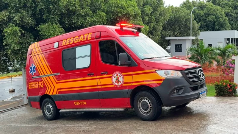 Bebê engasga com leite materno, tem princípio de parada cardíaca e é salvo por Bombeiros em Mato Gross