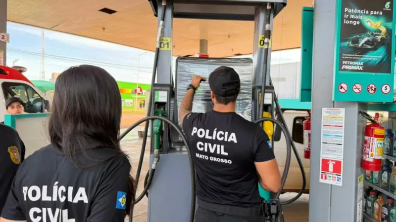 Polícia Civil e MPE fiscalizam postos de combustíveis em Confresa e região