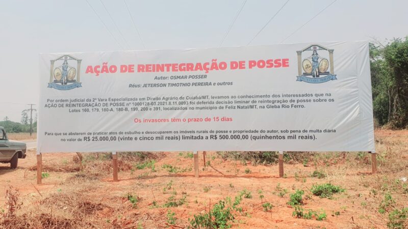 Justiça condena grupo por mais de 33 anos de prisão por invasões em Feliz Natal
