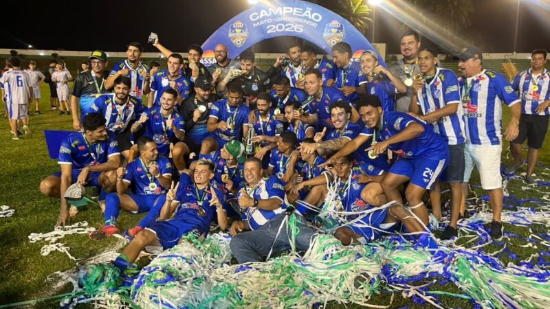 Sinop Futebol Clube é campeão da Segunda Divisão do Campeonato Mato-grossense