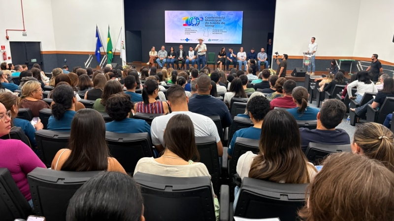 10ª Conferência Municipal de Saúde reúne cerca de 400 participantes para debater melhorias e o futuro do SUS em Sinop