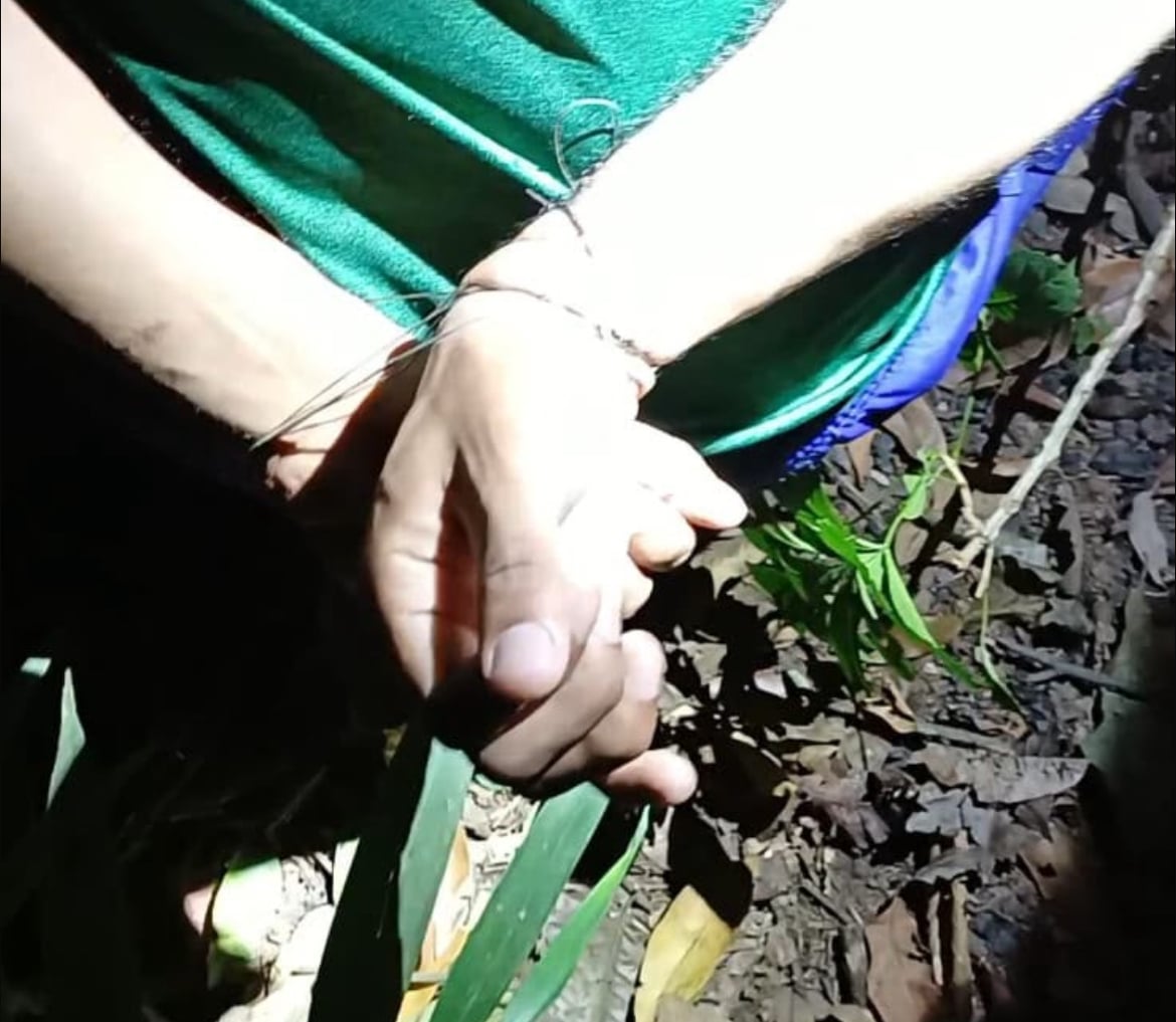 PM resgata homem amarrado em área de mata em Lucas; esposa e filhos mantidos sob ameaça