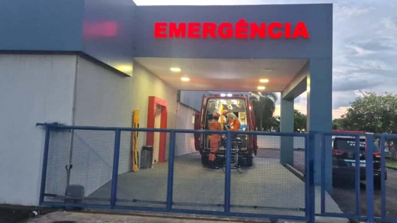 Motociclista é socorrido com traumatismo craniano em Sinop