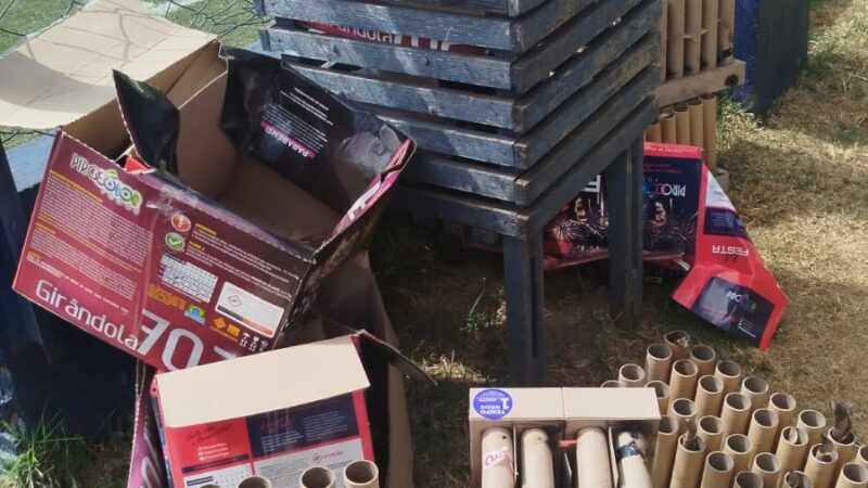 Polícia prende suspeitos por queima de fogos e pichações em alusão a grupo criminoso em Sorriso