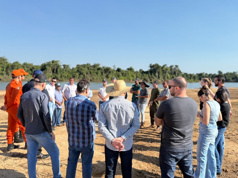 Prefeitura de Sinop realiza visita técnica na Praia do Cortado para planejamento do Festeja Sinop