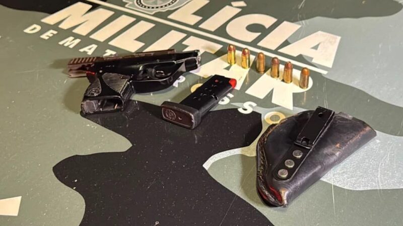 Sorriso: acusado de atirar para o alto após flagrar esposa sendo importunada é preso