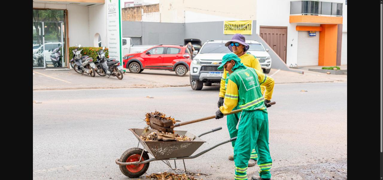 Limpurb mobiliza cerca de 250 trabalhadores em frente de limpeza em Cuiabá