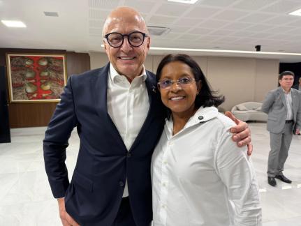 Pivetta oficializa Gisela Simona como vice na disputa pelo Governo