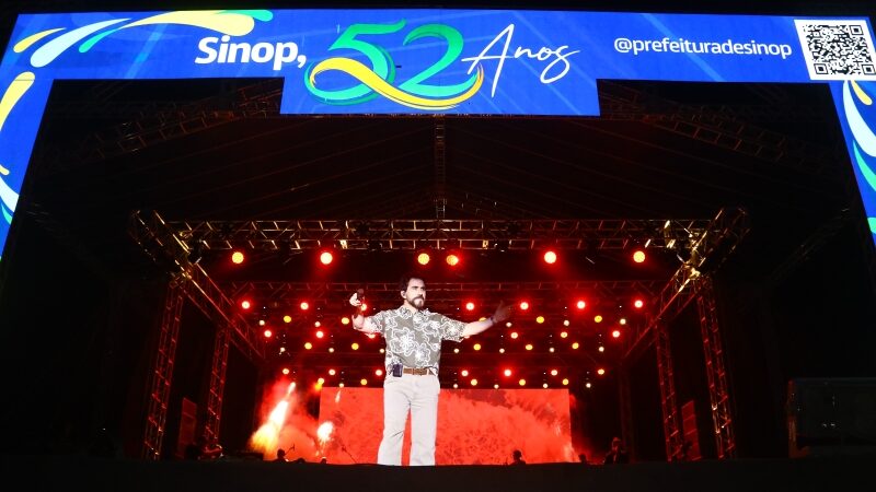 Festeja Sinop: Show do Padre Fábio de Melo reúne e emociona fiéis no Gigante do Norte