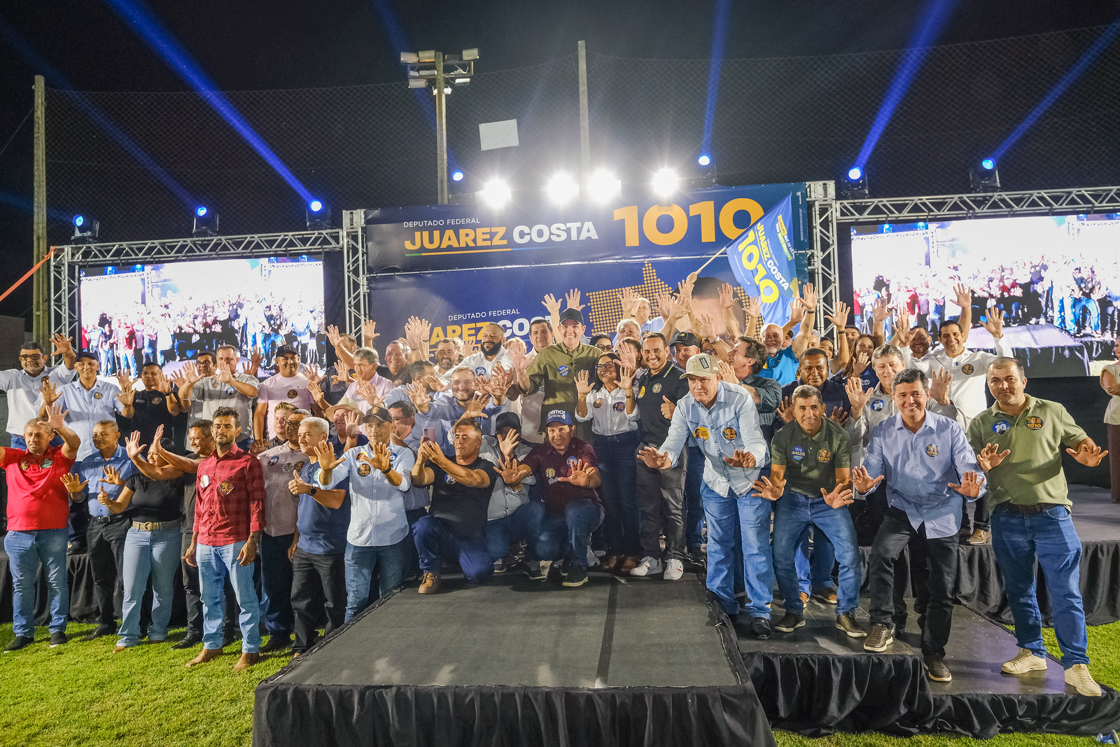 Juarez Costa lança campanha em Sinop com presença de governador e mais de 40 prefeitos de MT