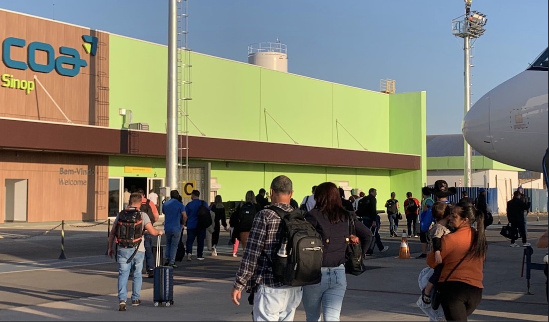 Aeroporto de Sinop bate novo recorde histórico com mais de 44 mil passageiros no mês