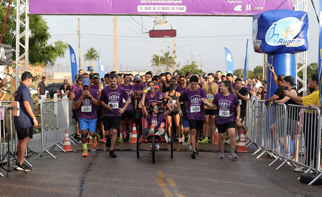 Corrida Maria da Penha abre programação do Agosto Lilás em Sinop