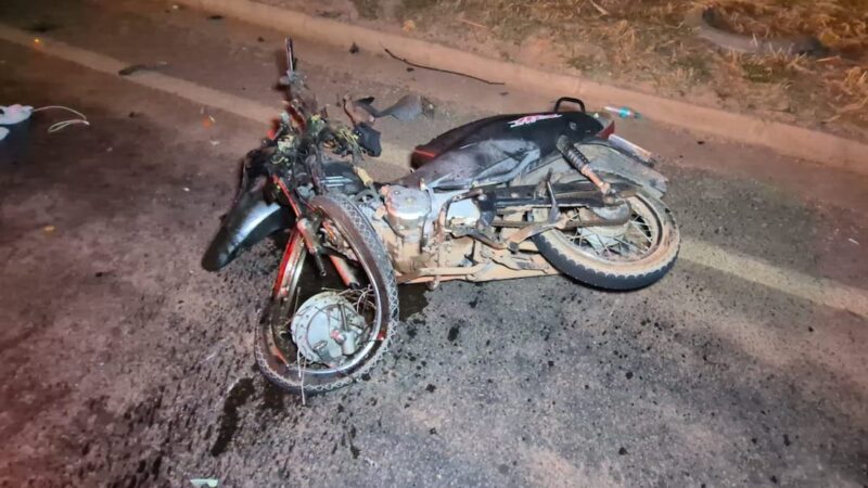 Motociclista morre em colisão com caminhão em Sinop