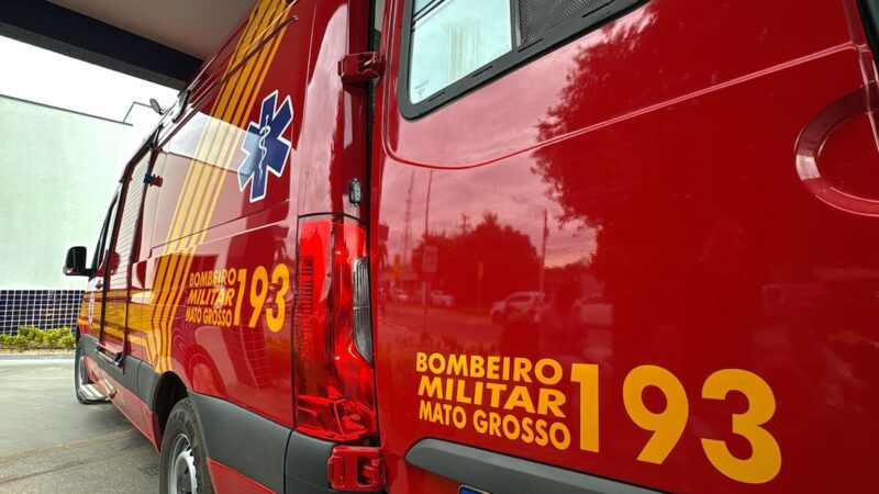 Trabalhador sofre queda de três metros em obra e é hospitalizado em Sorriso